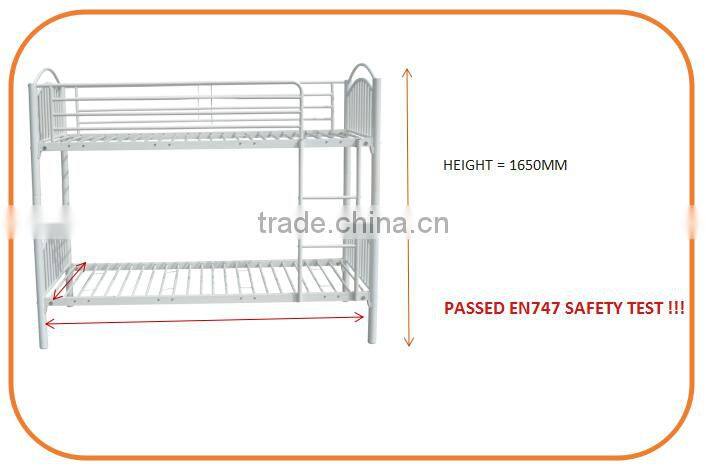 2016 strong adult single Metal Bunk Bed