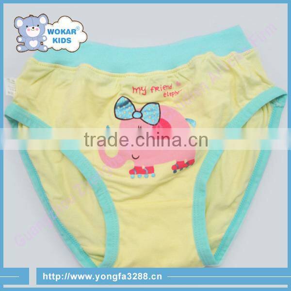 Printing Cotton Girl Briefs For Girl 2-7 Years