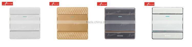 wholesale factory sale single/double TV socket stainless steel wall socket