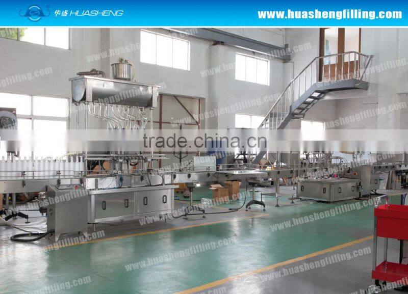 Glass Bottle Whisky Wine liquor Filling Line