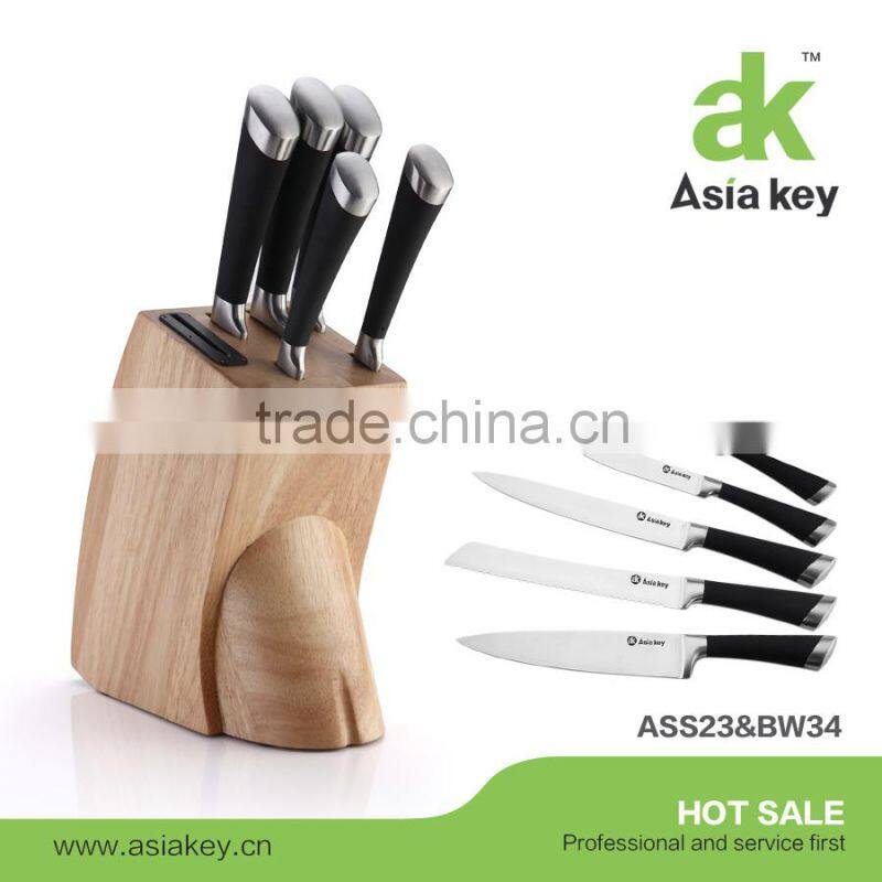 Best price knife set stainless steel knife magnetic block