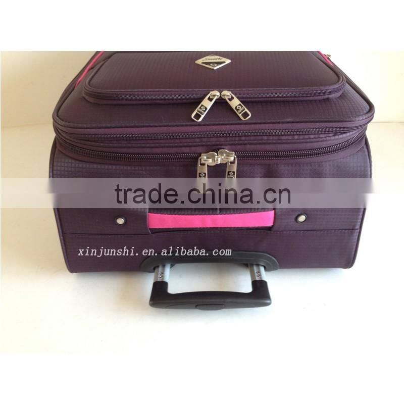 lightweight soft luggage with external wheels