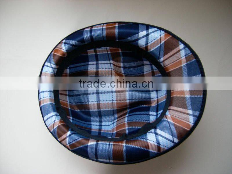 Fashion men's coffee knitting fedora hat