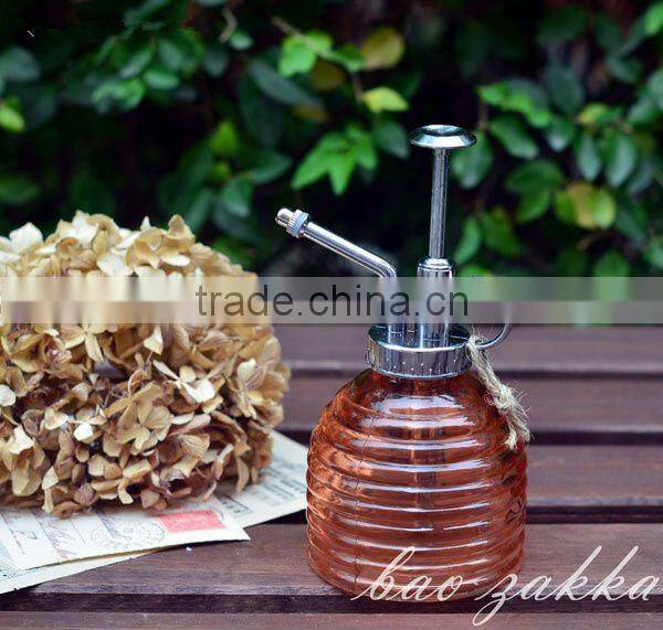 watring device, glass bottle, with spray pump