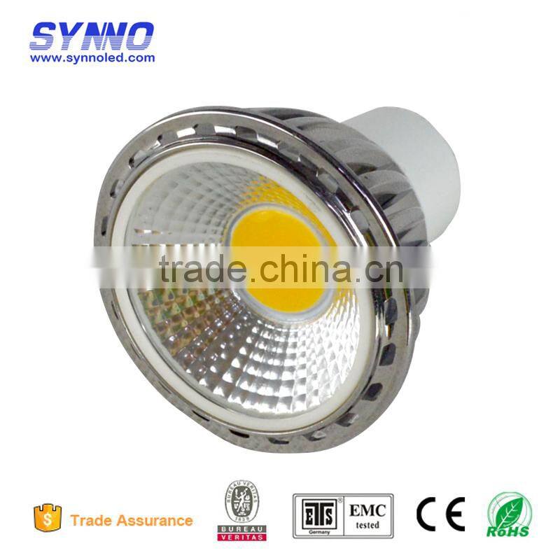 AC85V-265V gu10 cob led spot light lamp ce rohs 3/5W