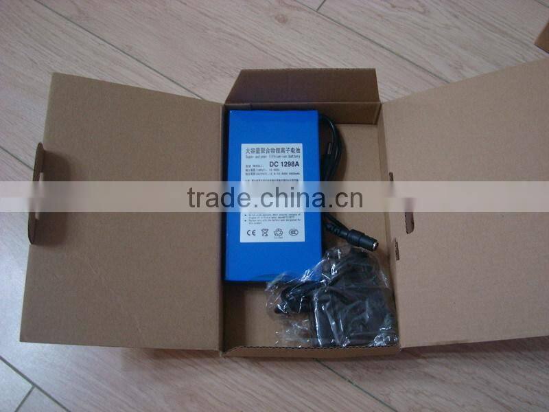 Super Polymer Rechargeable 12V 9800mAh li-ion Battery