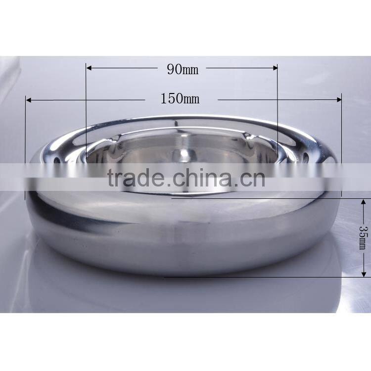 Mirror stainless steel smoke absorber ashtray