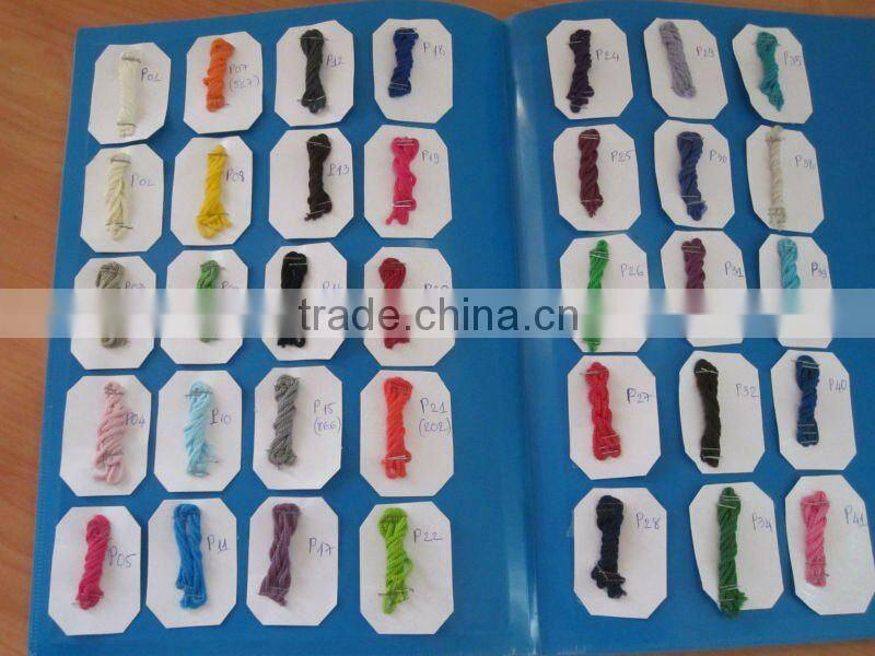 PP crochet basket with insert handle