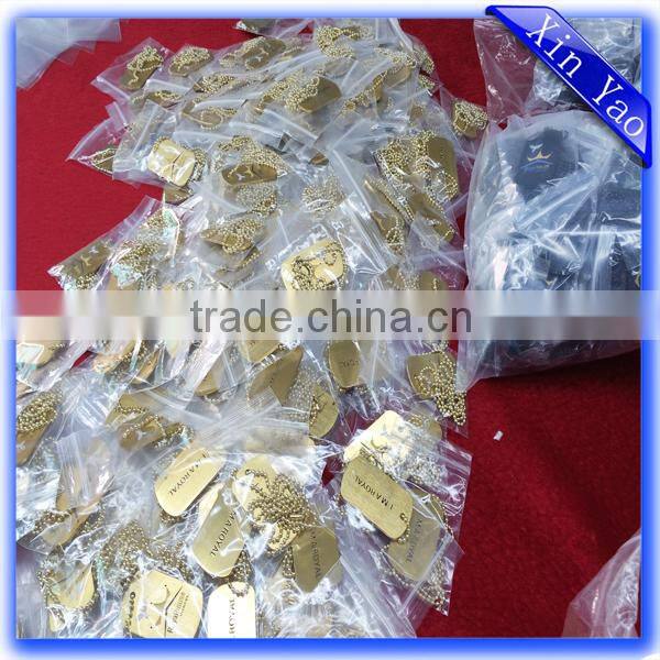 Factory stamping aluminum cheap enamel black dog tag