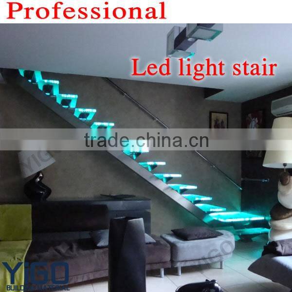 Stainless Steel Staircase Handrail Design / Stainless Steel glass Staircase