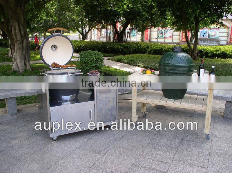 Luxurious mobile kamado ceramic bbq islands