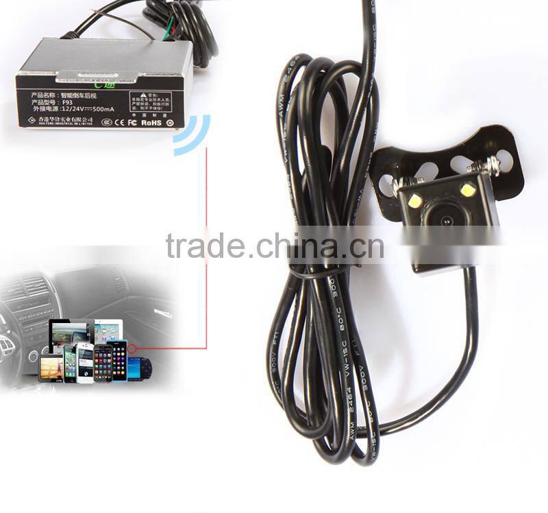 2014 PROMOTIONAL Auto Rearview Camera with WIFI Wireless Transmission F93, Wireless Truck Rearview Camera