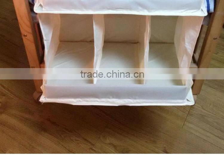 Baby Item Hanging Organizer Bag Baby Crib Side Storage Bag With Compartment