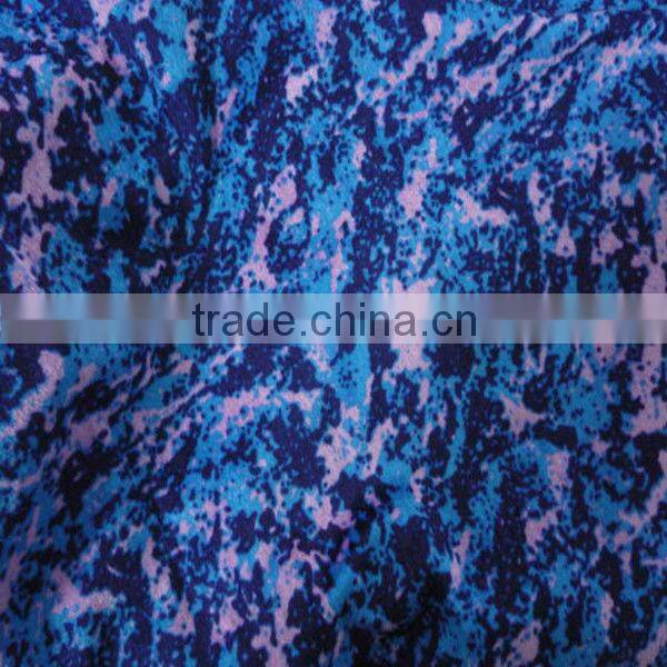 100% Polyester Flower Printed Chiffon Fabric for Seat Cover