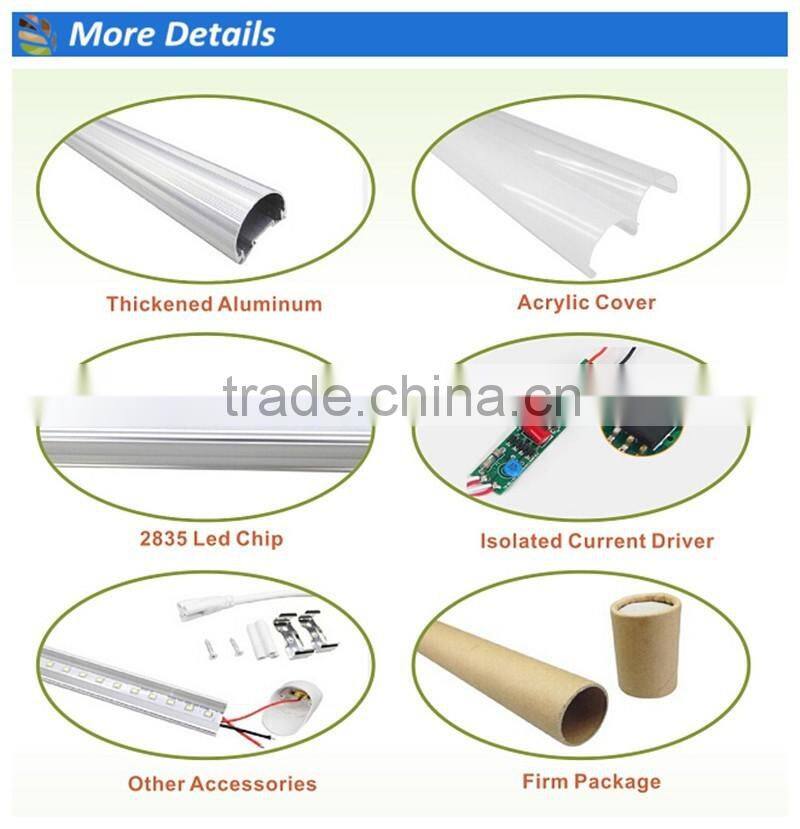 New Innovation Emergency Use 60Minutes Working Time Battery Inside T8 Led Tube Lighting