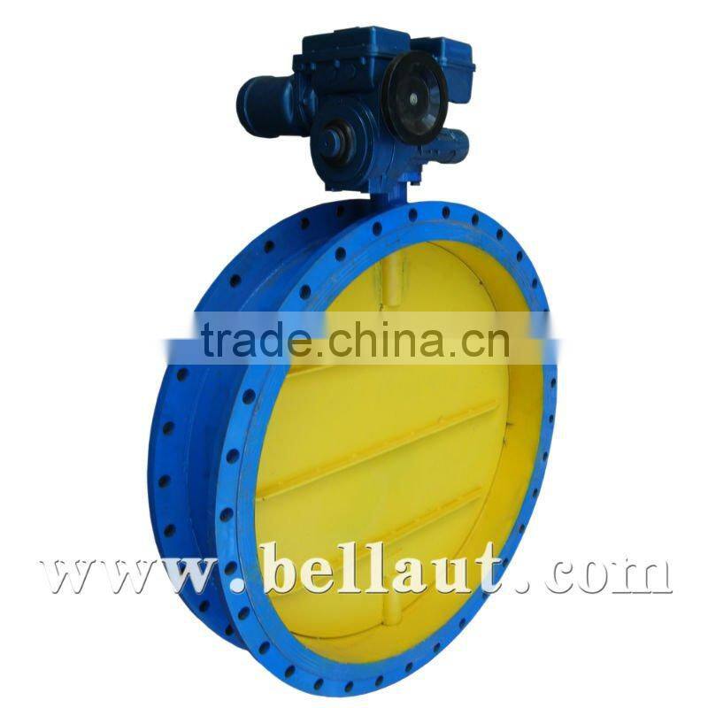 Manual operated Flanged Concentric Butterfly Valve