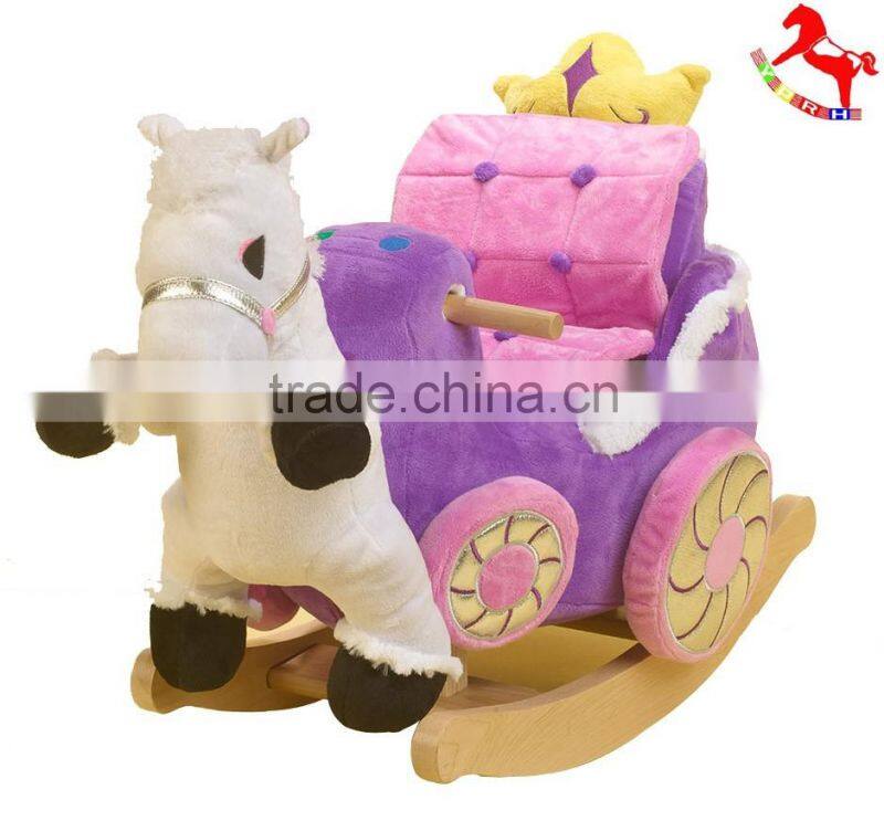 moving animated plush horse