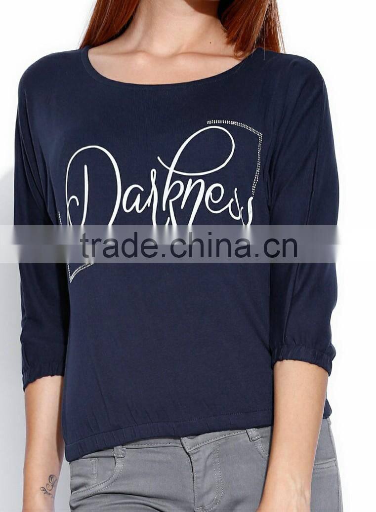 Women Top Blouse Cotton Modal Spandex Jersey Fabric