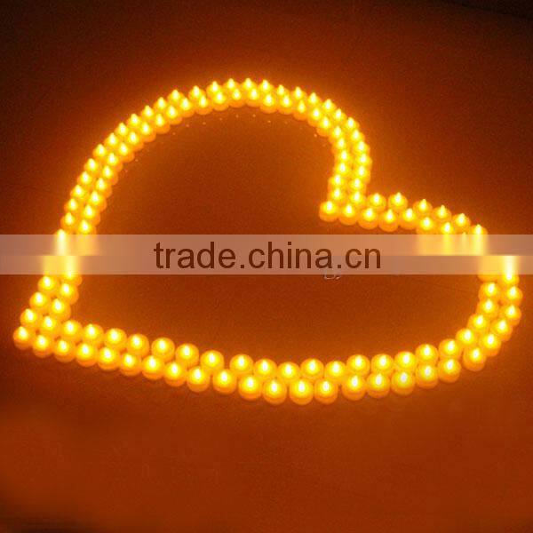 Wholesale Rechargeable LED Tea Light Candles Yellow