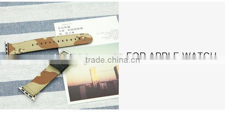 Luxury Woven Nylon Watch Band For Apple Watch Loop For iwatch Smart Watch 38mm 42mm