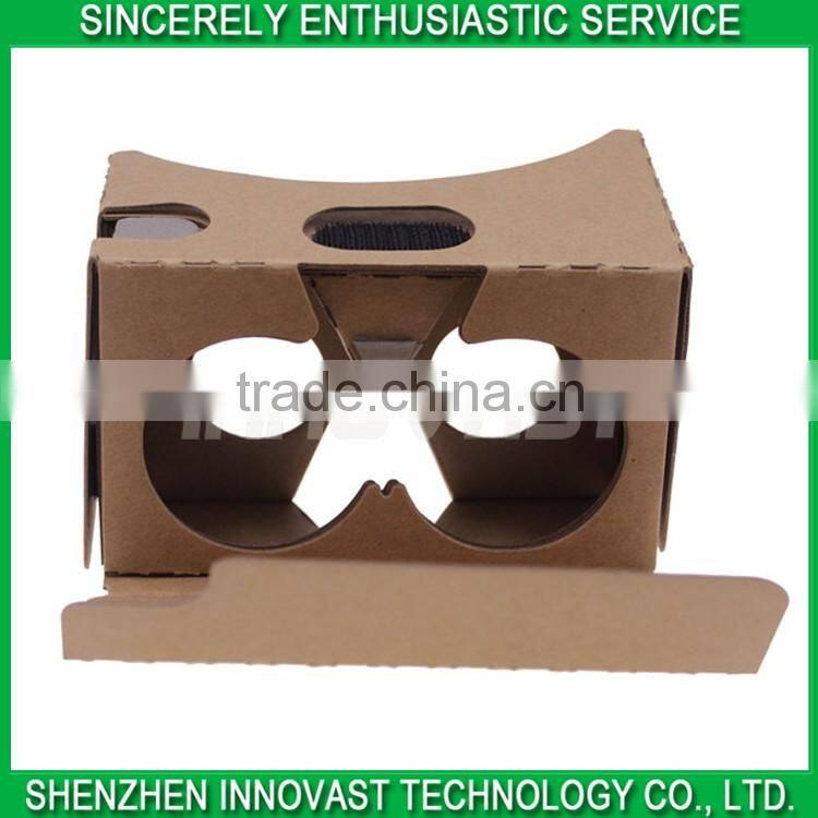 Logo Customized Cardboard Google Paper VR Box 2.0 3D Glasses For Adult Movie