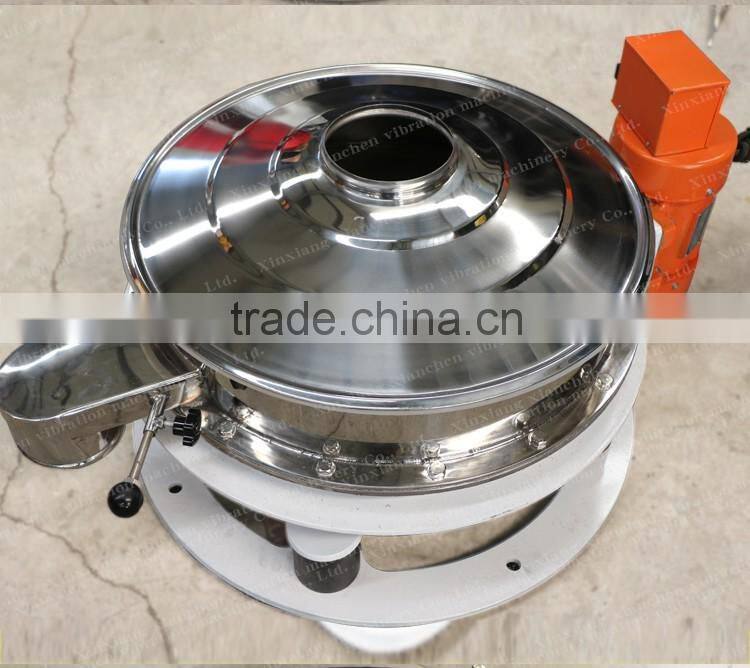 Xianchen single deck layer direct discharge vibrating sieve screen for powders