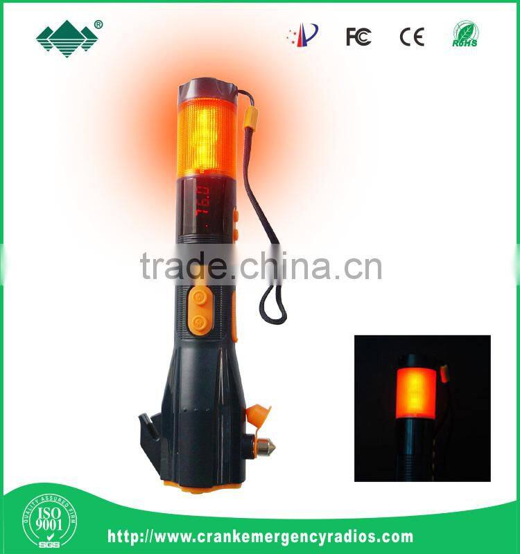 Emergency Siren Hammer With S.O.S LED Red Flashlight Used In Car