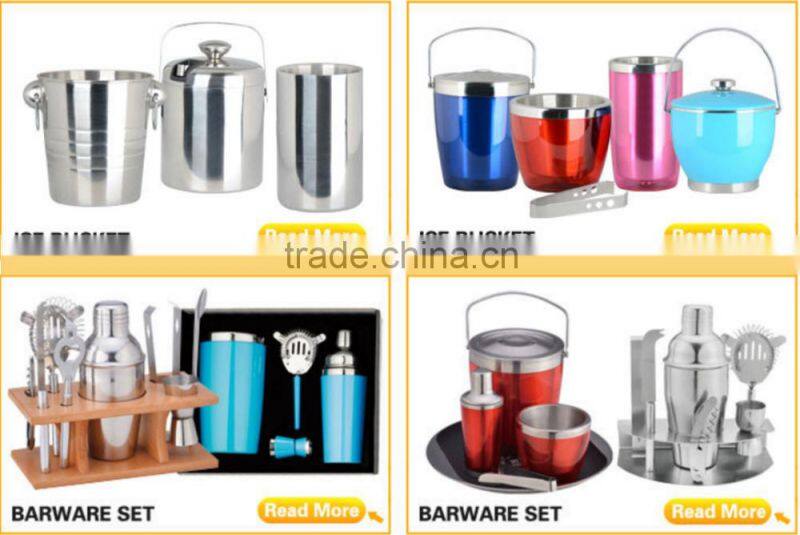High quality copper ice bucket, cocktail set for bar tool set