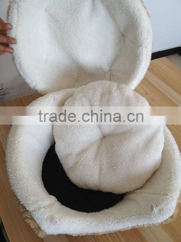 QQFactory detachable hamburger pet house / dog beds / cat beds