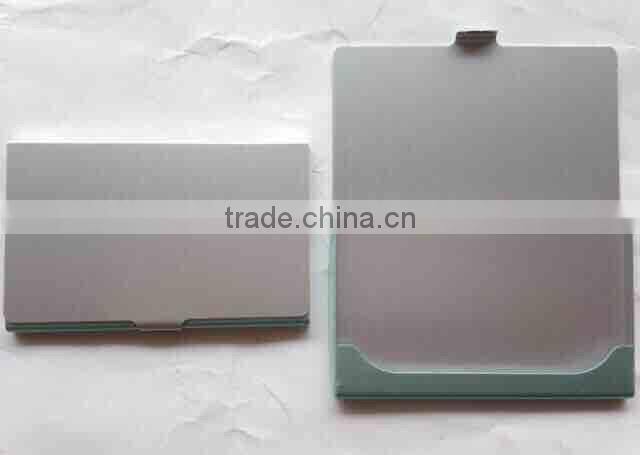 2016 new Fashion Creative Aluminum Holder Metal Box Cover Credit Business Card Wallet
