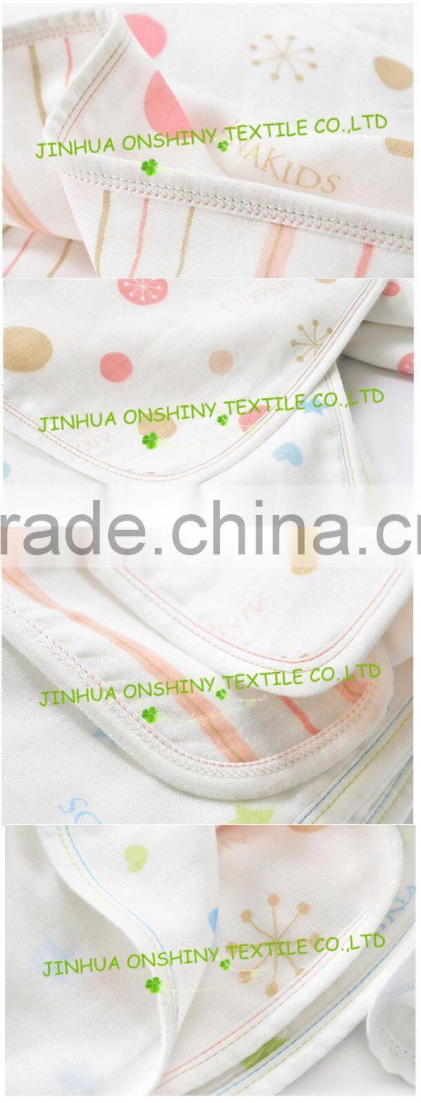 100% Cotton Baby Muslin swaddle multifuction wrap