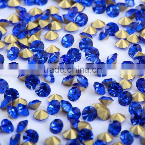 point back crystal rhinestone chaton