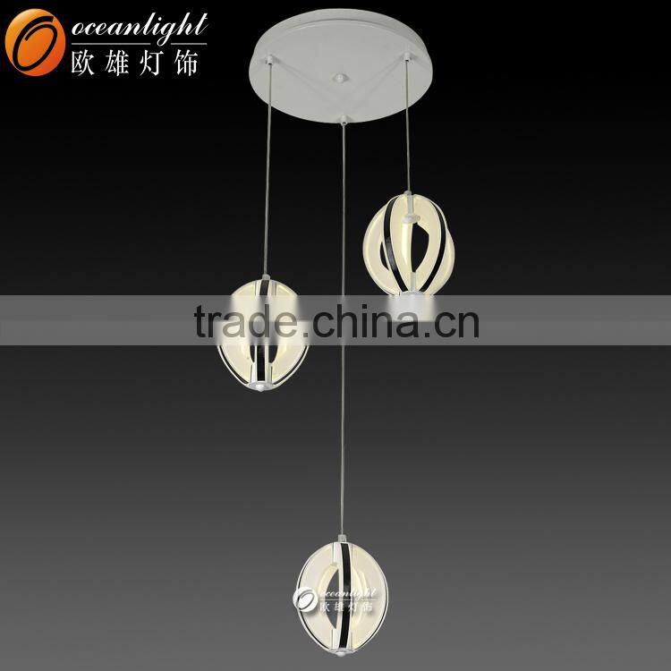 Reading Room Light Flower Shape Ceiling Chandelier LED Acrylic Light OXD9002-5W