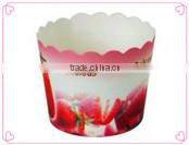 2015 Hot-selling Mechanism Disposable Paper Bakeware Cake Muffin Paper Baking Cup With Food Grade PE Coated Paper