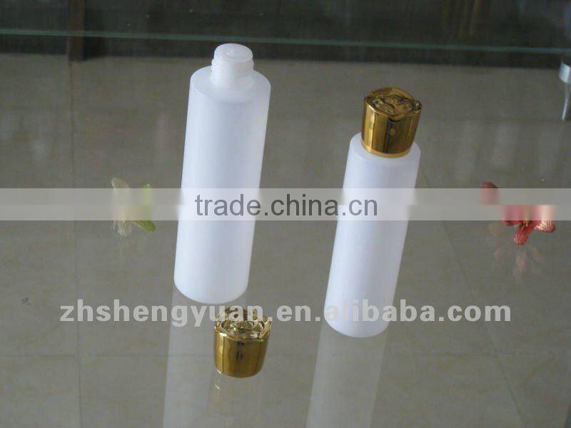 rose cap PETG cosmetic plastic bottle