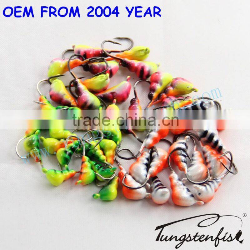 Wholesale Competitive tungsten ice fishing jig head