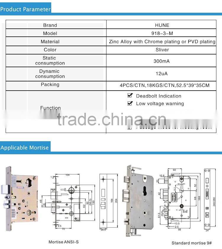 keyless digital swipe card code lock with access control system