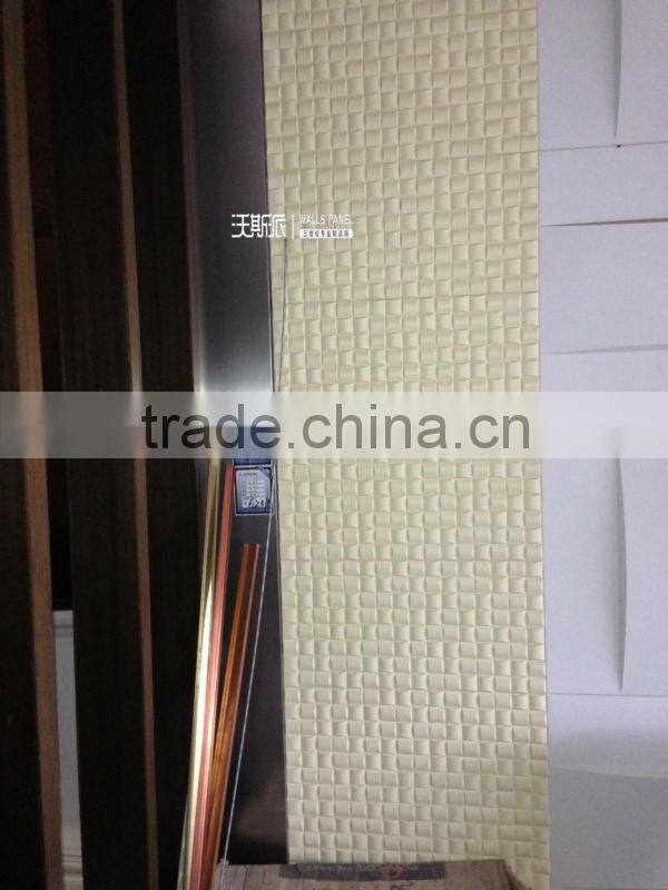 3D fireproof walls panel