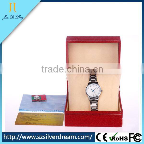 Fashion Stainess Steel Watch Anticlockwise Wrist Watches for OEM