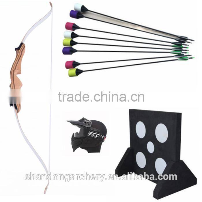 Traditional bow archery laminated wooden recurve bow for shooting