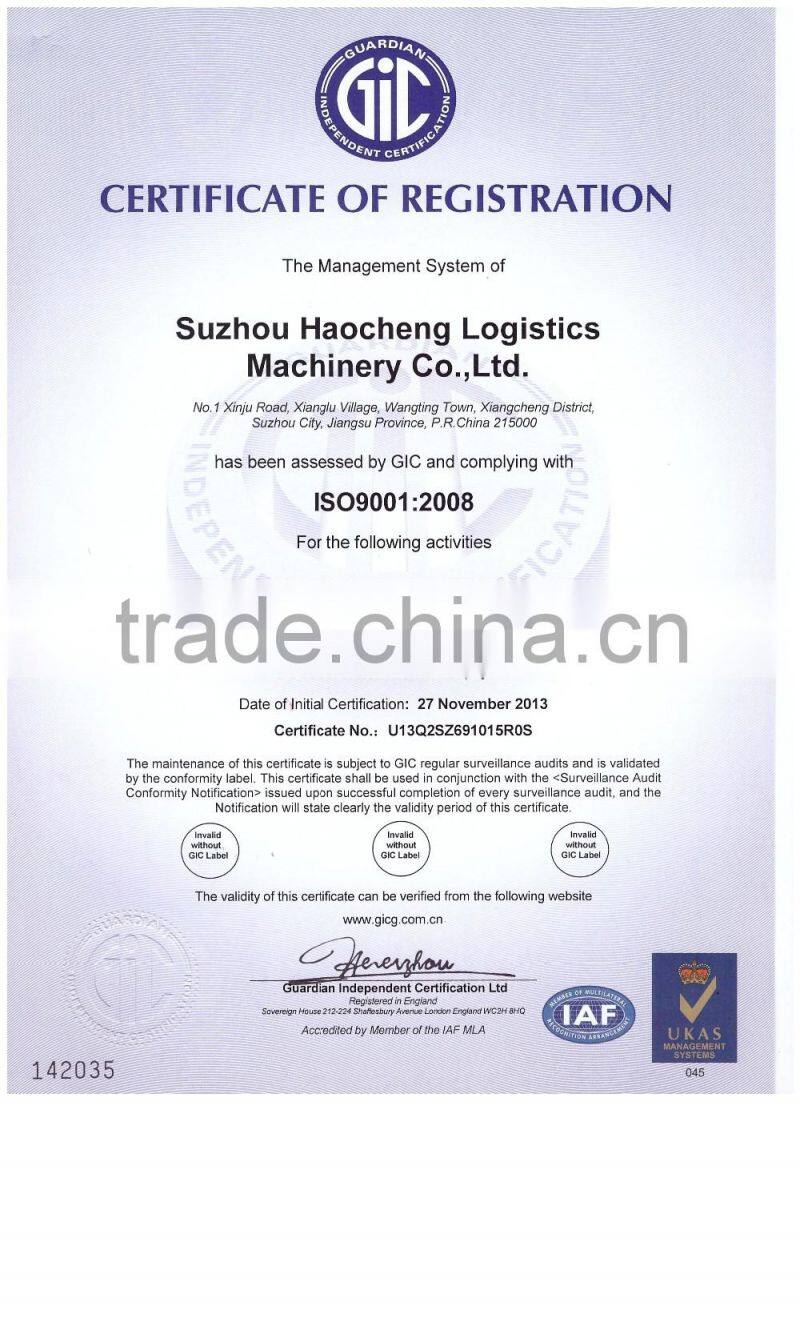 hydraulic scissor work platform