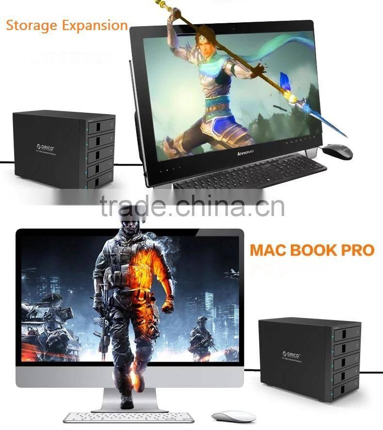 3bay 3.5" SATA HDD RAID enclosure with multi kinds of RIAD mode