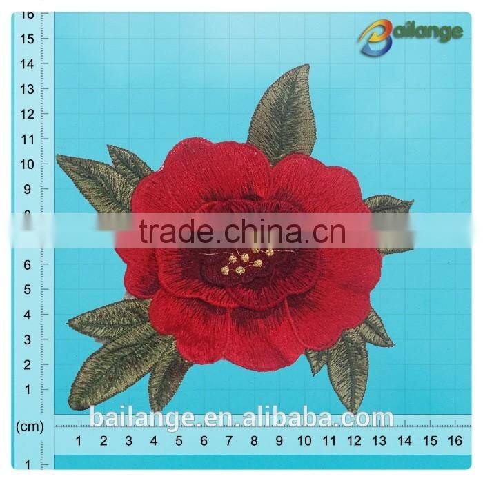 Crazy selling high fashion top quality embroidery patch 2016 wholesales