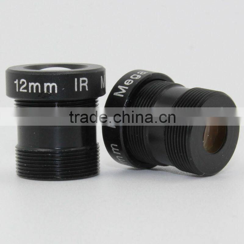 Superiorcctv IR-CUT cctv camera lens: Fixed iris HD2 megapixel 12mm m12 lens mount board lens for cctv camera