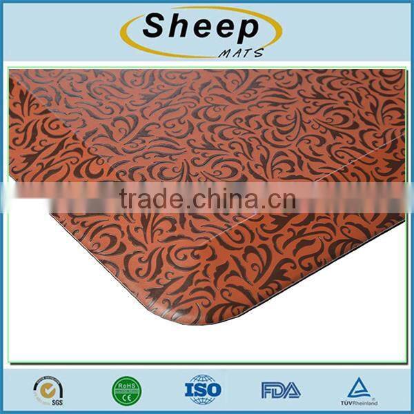 Anti-fatigue durable rectangular kitchen kids floor cushions