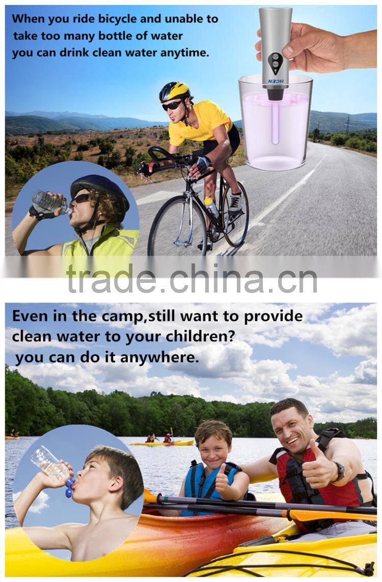 Portable UV Sterilizing Water Purifier Machine Factory Price