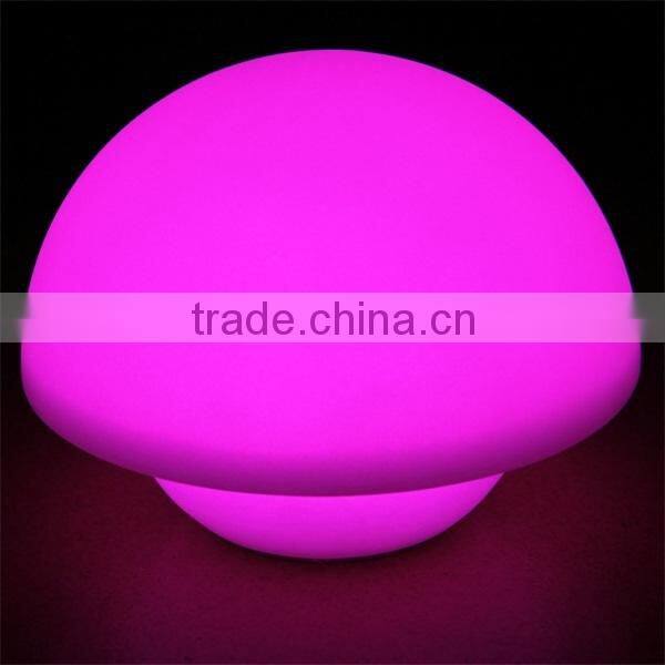 16 color change rechargeable mushroom shape led table lamps table lamp