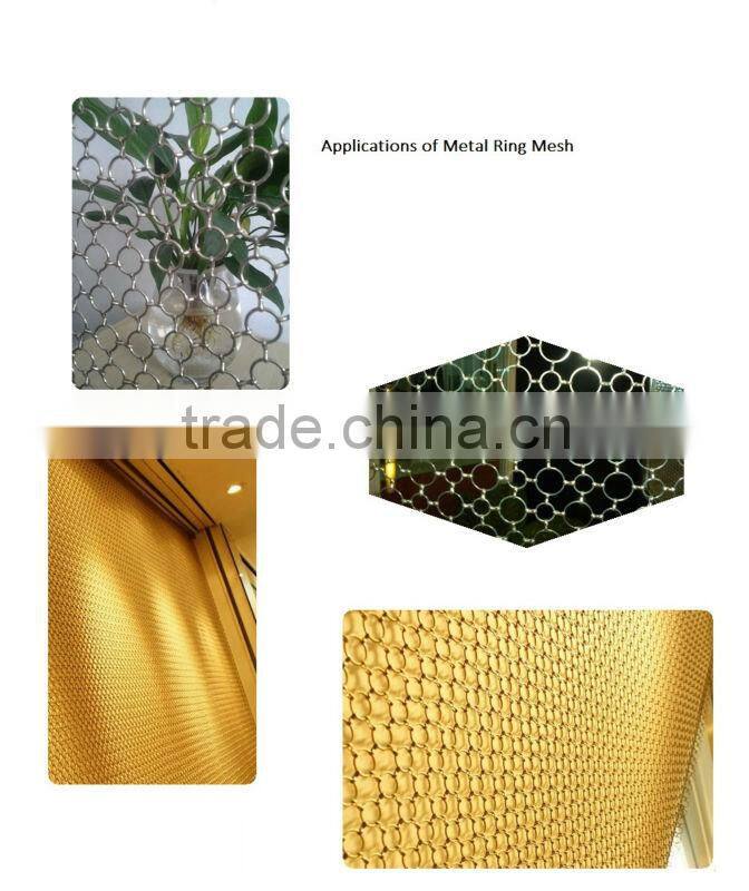 Anping free sample lutong mesh metal ring mesh/ring mesh/chain netting