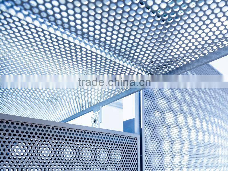 Architectural design aluminum perforated sheet for construction facade
