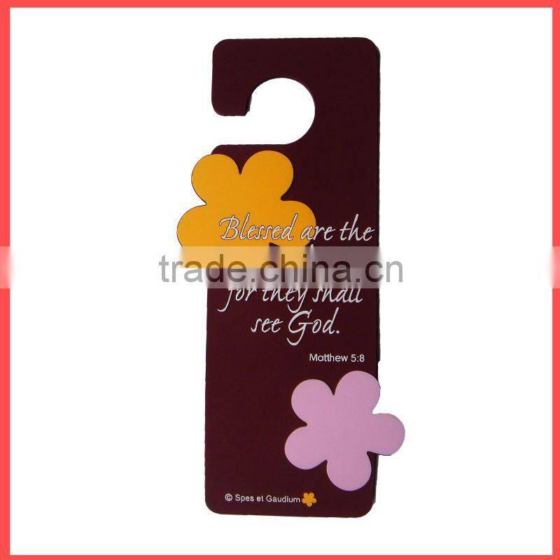 personalized soft pvc door hanger